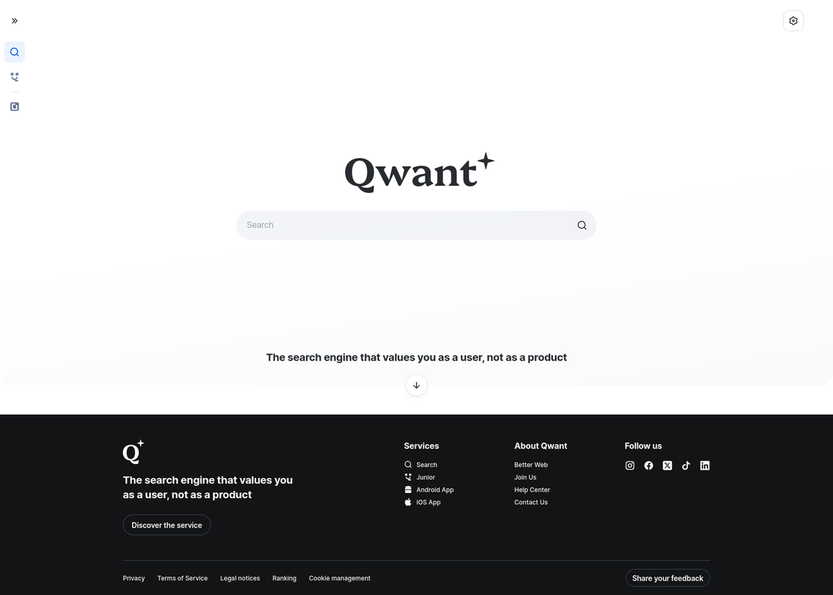 Qwant - Buscador web