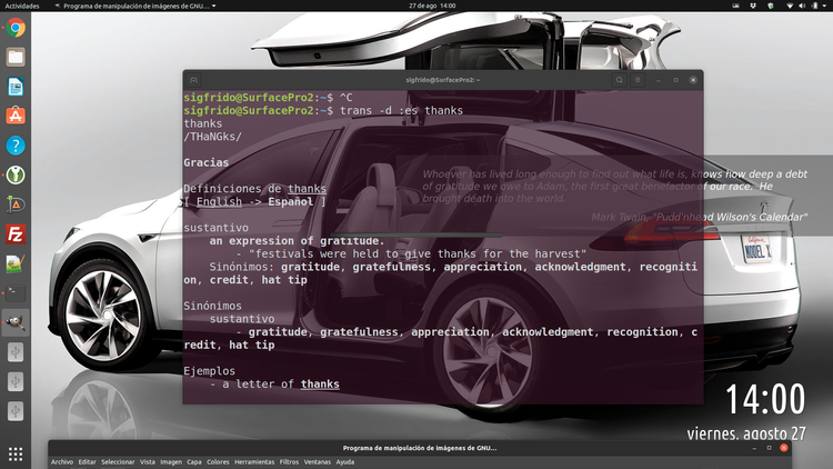 Utilizando "Translate Shell"